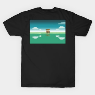 itsukushima shrine in sea T-Shirt